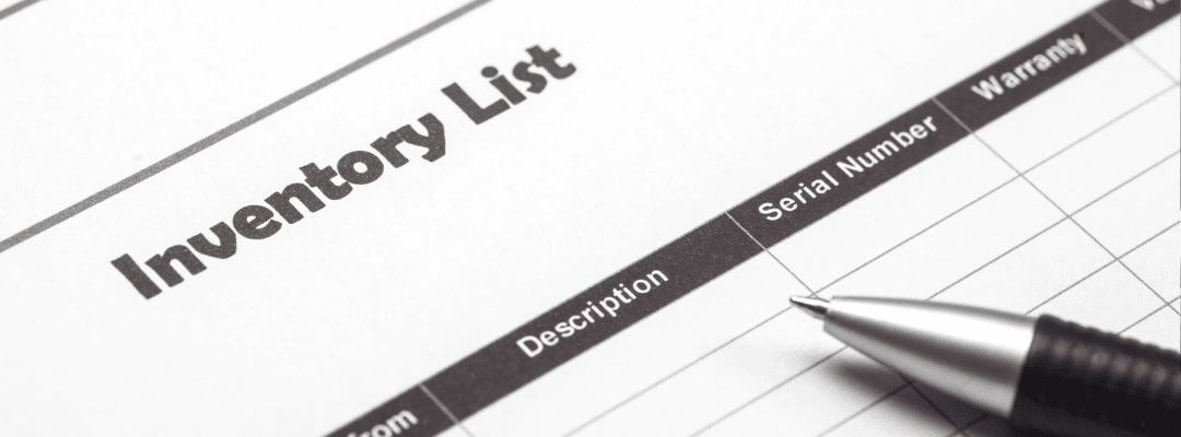 Inventario de Pertences  Inventario de Pertences